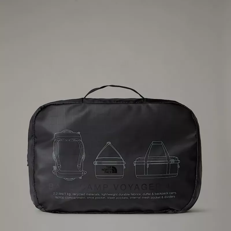 Bolsa de viaje The North Face Base Camp Voyager Duffel 42L - TNF Black/asphalt gris