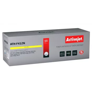 Activejet ATH-F412N Tóner (Recambio para HP 410A CF412A; Supreme; 2300 páginas; amarillo)
