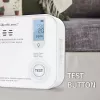 Sensor de monóxido de carbono QOLTEC 52577 — alarma a pilas, nivel sonoro 85 dB