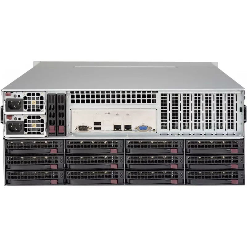 Supermicro SuperChassis 847BA-R1K23LPB Chasis de Servidor 4U 36-Bay 1200W Redundante