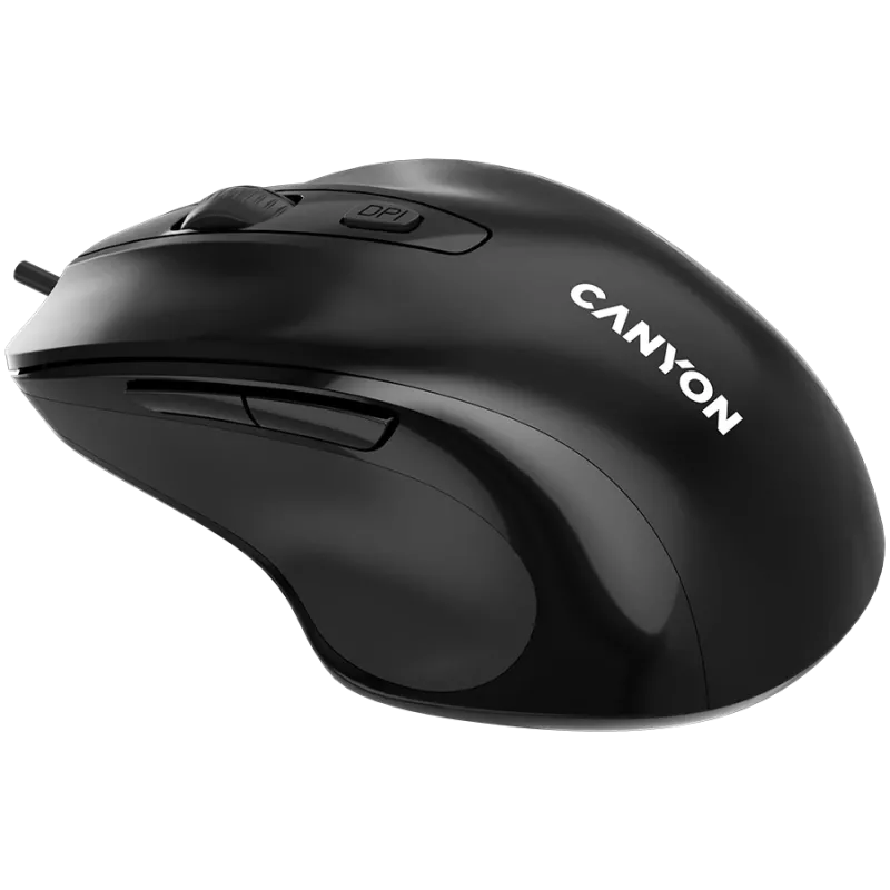 Ratón CANYON M-6 con cable negro