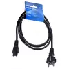 Cable de alimentación Savio CL-81 negro 1,8 m conector macho tipo E IEC C5