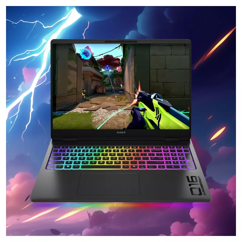 HP OMEN by MAX 16-ah0095ng CU 9 275HX, NVIDIA GeForce RTX 5080, 32GB 2TB SSD W11Home - Distribución de teclado posiblemente alemán