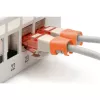 Digitus A-CC-O clips de codificación por color para cables de conexión, naranjas (100 uds.)