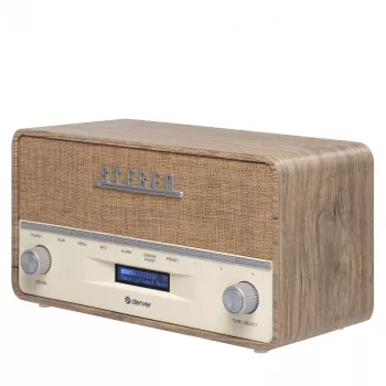 Radio portátil Denver DAB-36LW sintonizador digital DAB+ 5W LCD