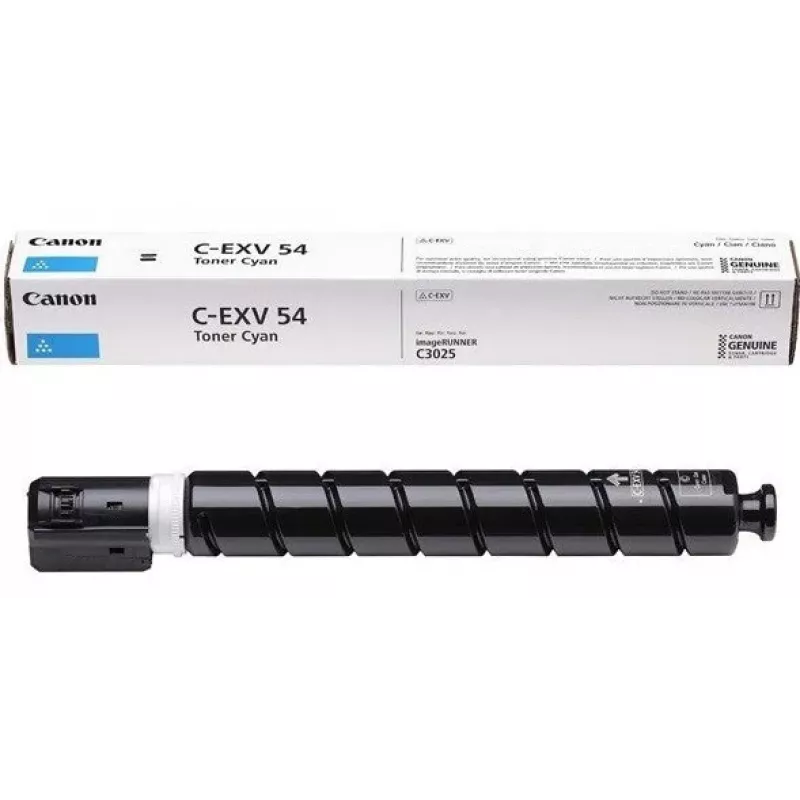 Cartucho de tóner Canon C-EXV 54 Cian (Modelo 1395C002) para impresoras imageRUNNER compatibles