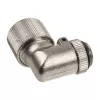 Conector de 90 grados G1/4 a 13/10 mm - Compacto, plateado