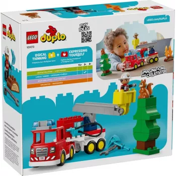 LEGO DUPLO 10473 Camión de bomberos con manguera y bombero