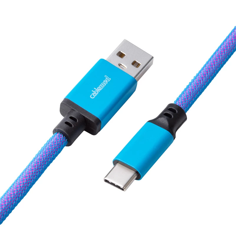Cable USB Cablemod CM-CKCA-CLB-ILB150ILB-R 1,5 m USB A USB C azul (CM-CKCA-CLB-ILB150ILB-R)