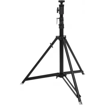 Trípode para follow spot EUROLITE STV-250 negro – trípode de iluminación ajustable para focos de seguimiento
