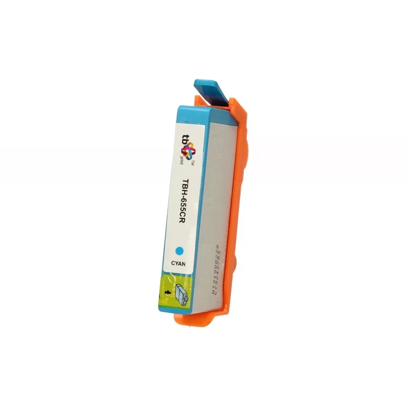 Cartucho de tinta TB compatible con HP 655, Cian, Ref.