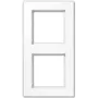 Placa de pared / tapa de interruptor JUNG AC 582 WW — blanco, duroplast, 84×155 mm