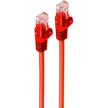 Cable de red ShiverPeaks BS08-35014 rojo 0,5m Cat7 U/UTP