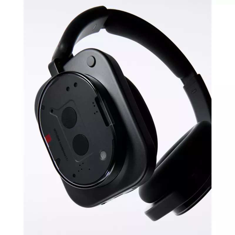 Auriculares over-ear con cancelación de ruido Nothing Headphone (1) — Negro, cancelación activa de ruido, con cable e inalámbricos