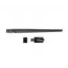Lanberg NC-1200-WIE adaptador WiFi USB 3.0 AC1200 de doble banda, 1 antena externa + 1 interna, negro