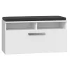 Complemento para zapatero e shop RIVA SZAFKA BIEL — cerrado, blanco, aglomerado, 850×460 mm