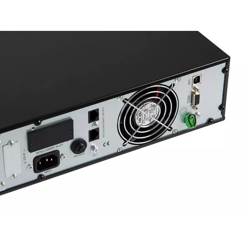 Sistema de alimentación ininterrumpida Green Cell UPS13 — SAI online de doble conversión, 1000 VA / 900 W, onda senoidal pura, 6 salidas AC, LCD, 2 baterías de 12V 9Ah