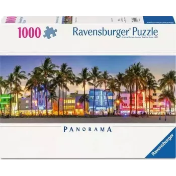 Puzle Ravensburger 12001710 — 1000 piezas, motivo urbano, 980×375 mm, edad 14+
