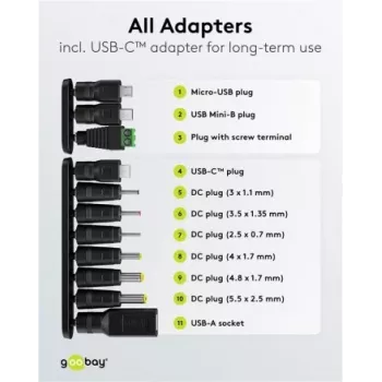 adaptador de fuente de alimentación Goobay 64571