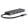 Adaptador TB USB-C 7v1 USB 3.0, 2xUSB 2.0, HDMI, PD, SD/TF