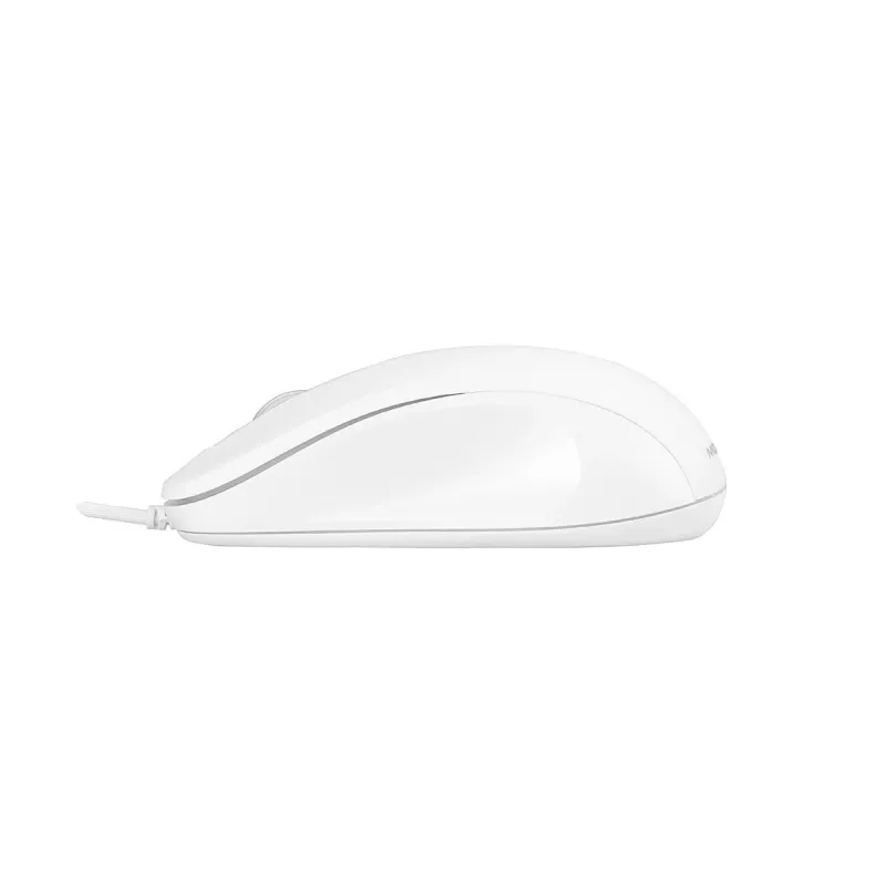 MODECOM M10 M-MC-0M10-200 ratón (óptico, 1000 DPI, color blanco) (M-MC-0M10-200)