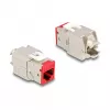 Módulo Keystone DeLOCK 88115 plano rojo RJ-45 10 uds.