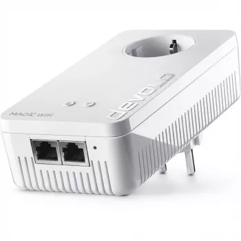 Adaptador Powerline Devolo Magic 2 WiFi 6 next — 2400 Mbit/s (Powerline), 3000 Mbit/s (Mesh)