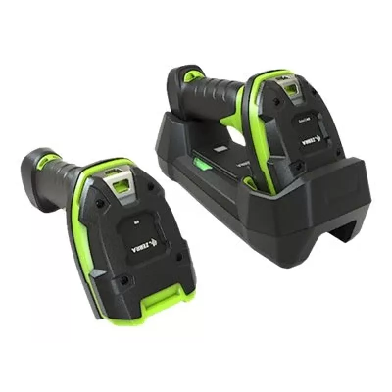 Escáner de códigos de barras portátil Zebra LI3678-ER 1D negro, verde