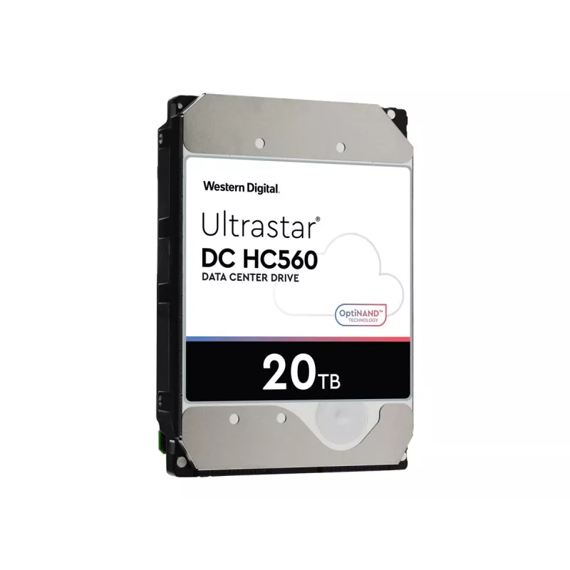 WD Ultrastar DC HC560 - Disco duro - 20TB - interno - 3.5 (8,9 cm) - SAS 12Gb/s - 7200 rpm - Búfer: 512MB (0F38652)