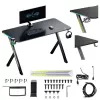 Mesa gaming NanoRS con retroiluminación LED 120x60cm RS10
