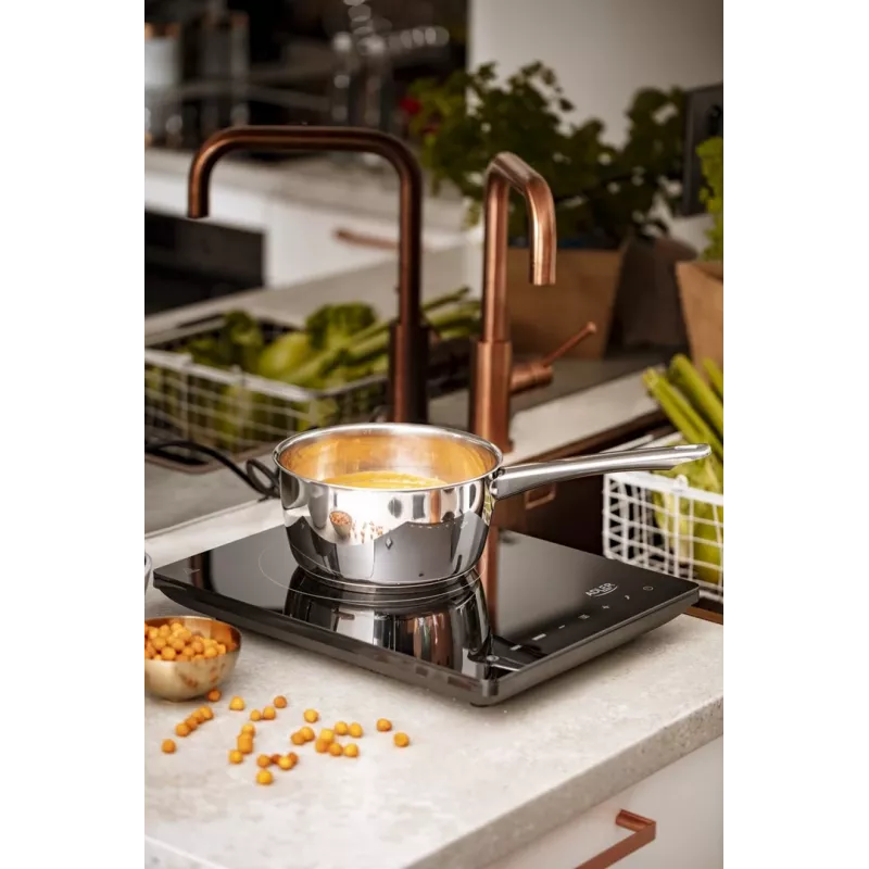 Adler AD 6513 placa de cocina negra de sobremesa 29 cm zona placa de inducción 1 zona(s)