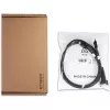 Cable Icy Dock MB302L-B de MCIO 8i (SFF-TA-1016) a 2x OCuLink 4i (SFF-8611), PCIe 4.0, 0,5 m