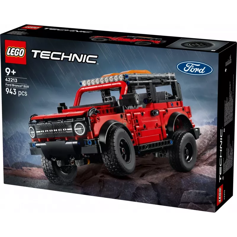 Set de construcción LEGO Technic Ford Bronco Off-Roader 4x4 modelo 42213 — 943 piezas, edad 9+