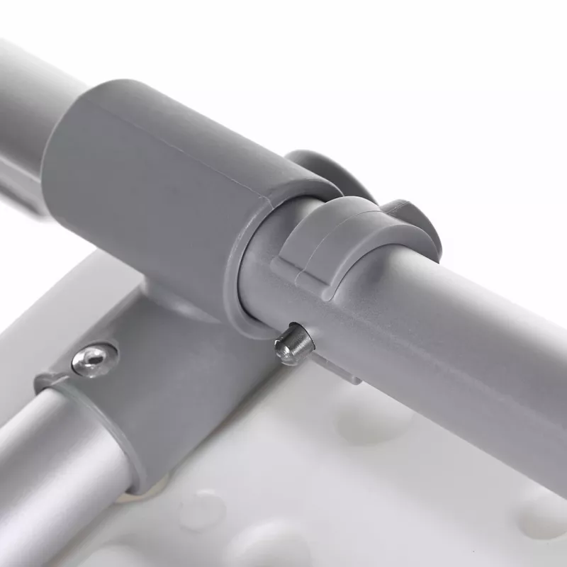 Banco de bañera ActionMed LW200AM diseño sumergido para bañera, tecnopolímero, plata, antideslizante, ajuste horizontal
