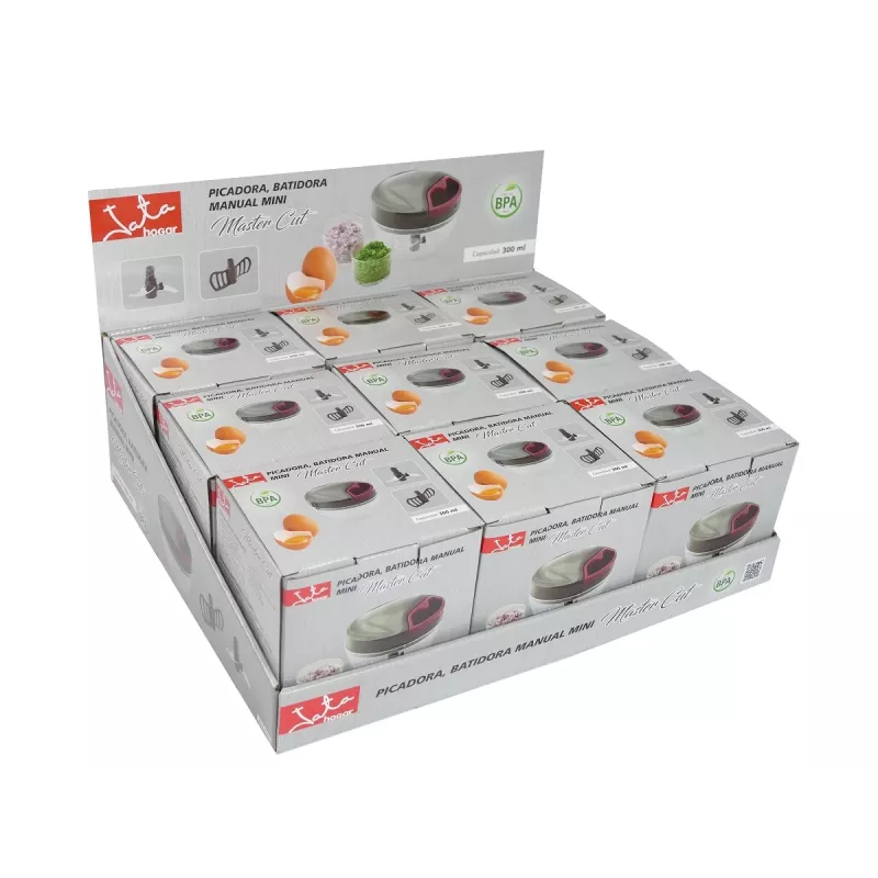 Picadora de alimentos manual JATA AC57E negra transparente