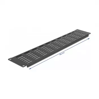 Placa ciega ventilada DeLOCK panel para armario de red 19