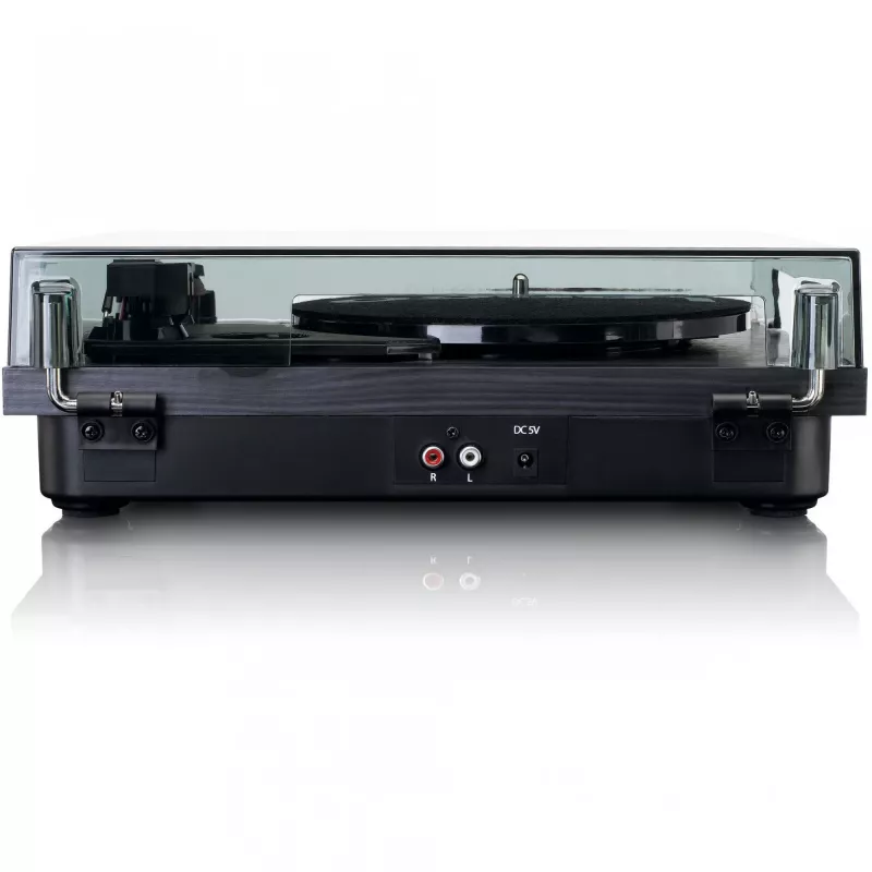 Lenco LS-10BK tocadiscos con altavoces integrados, negro/madera