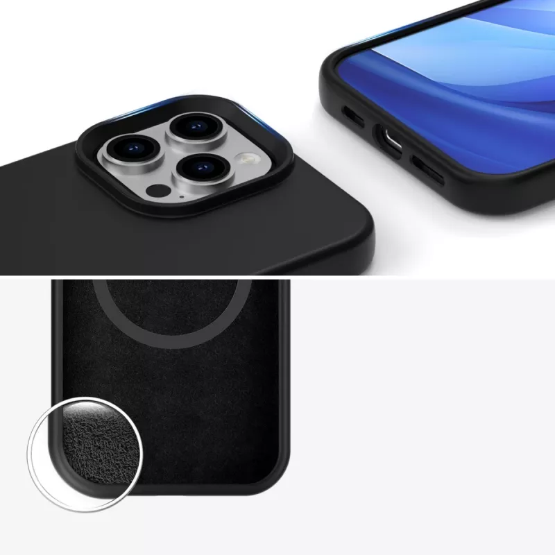 4smarts 541187 Cupertino funda de silicona para Apple iPhone 16 Pro
