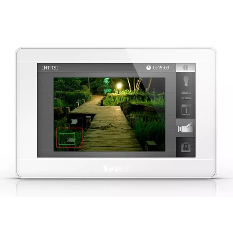 SATEL KEYPAD INT-TSI-W GRAPHIC 7 PULGADAS (BLANCO)