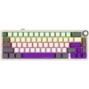 Teclado gaming mecánico inalámbrico LORGAR KBP70MW distribución 65% beige