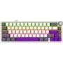 Teclado gaming mecánico inalámbrico LORGAR KBP70MW distribución 65% beige