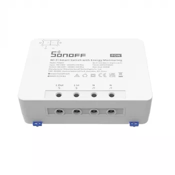Interruptor inteligente Sonoff POWR3 blanco 100-240V 25A