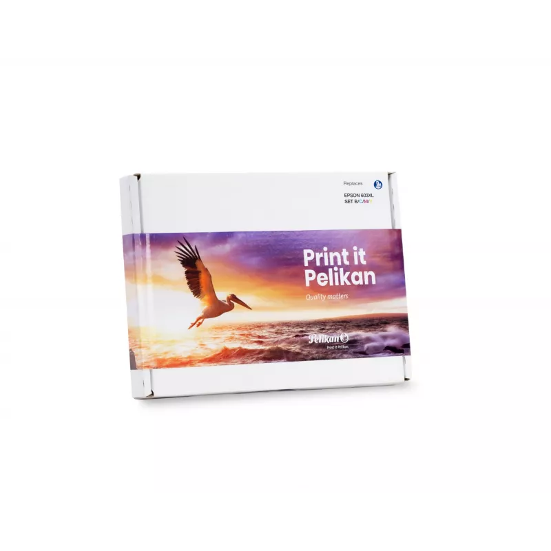 Pelikan PromoPack P73 multipack de cartuchos de tinta para Epson 603XL, negro/cian/magenta/amarillo