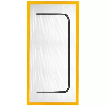 Puerta antipolvo para reformas, cortina antipolvo 220X110 puerta