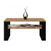 Mesa de centro Topeshop MODERN 1P ART CZ mesa auxiliar / mesa esquinera de centro forma rectangular 2 patas