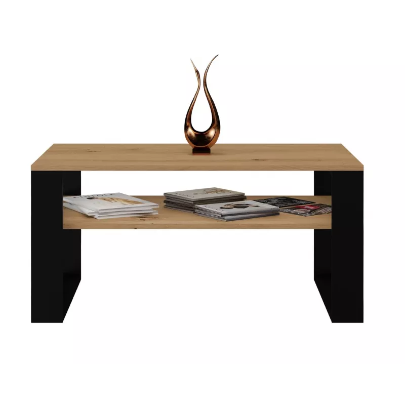 Mesa de centro Topeshop MODERN 1P ART CZ mesa auxiliar / mesa esquinera de centro forma rectangular 2 patas