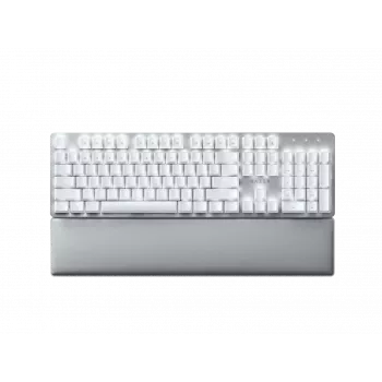 Teclado Razer Pro Type Ultra oficina USB RF inalámbrico Bluetooth QWERTY US English plata blanco