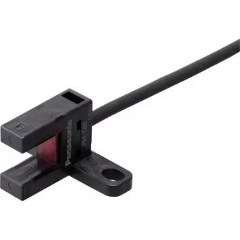 Sensor fotoeléctrico de horquilla Panasonic PM-T45 tipo T, conmutación claro/oscuro, 5–24 V DC
