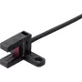 Sensor fotoeléctrico de horquilla Panasonic PM-T45 tipo T, conmutación claro/oscuro, 5–24 V DC