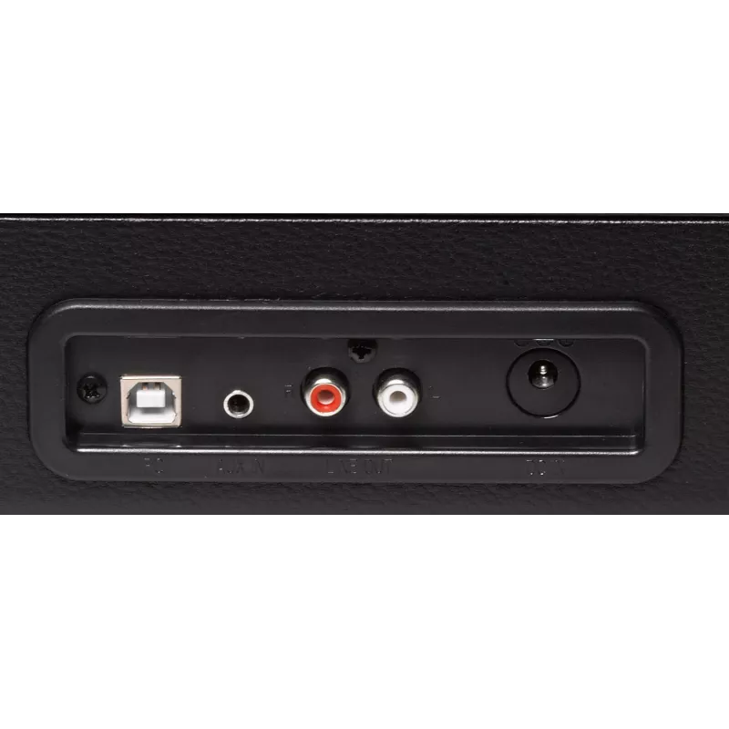 Denver VPL-120 Tocadiscos USB con altavoces integrados, negro